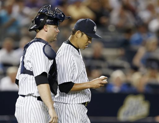 Brian McCann & Rich Hill as Hill struggles on his Yankees debut.