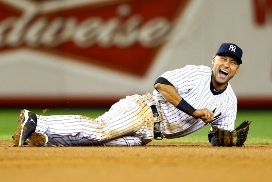 Derek Jeter bows out.