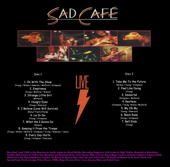 Sad Cafe Live 5