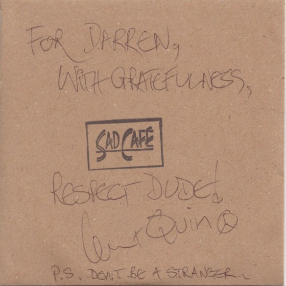 Sad Cafe November 2012